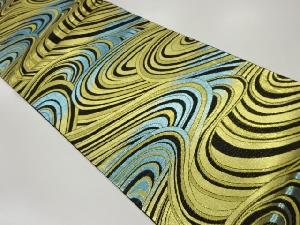 波模様織出し袋帯